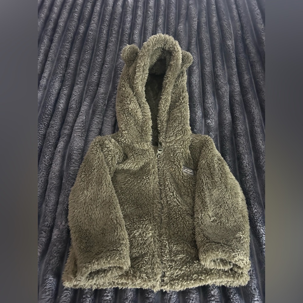 Eddie Bauer Green Fleece Jacket